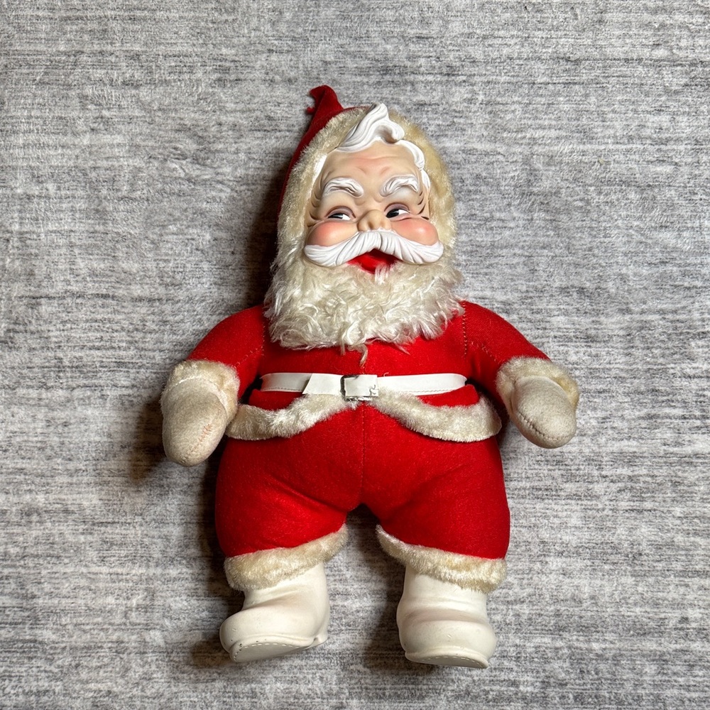 Vintage Rushton Co Santa Claus Doll